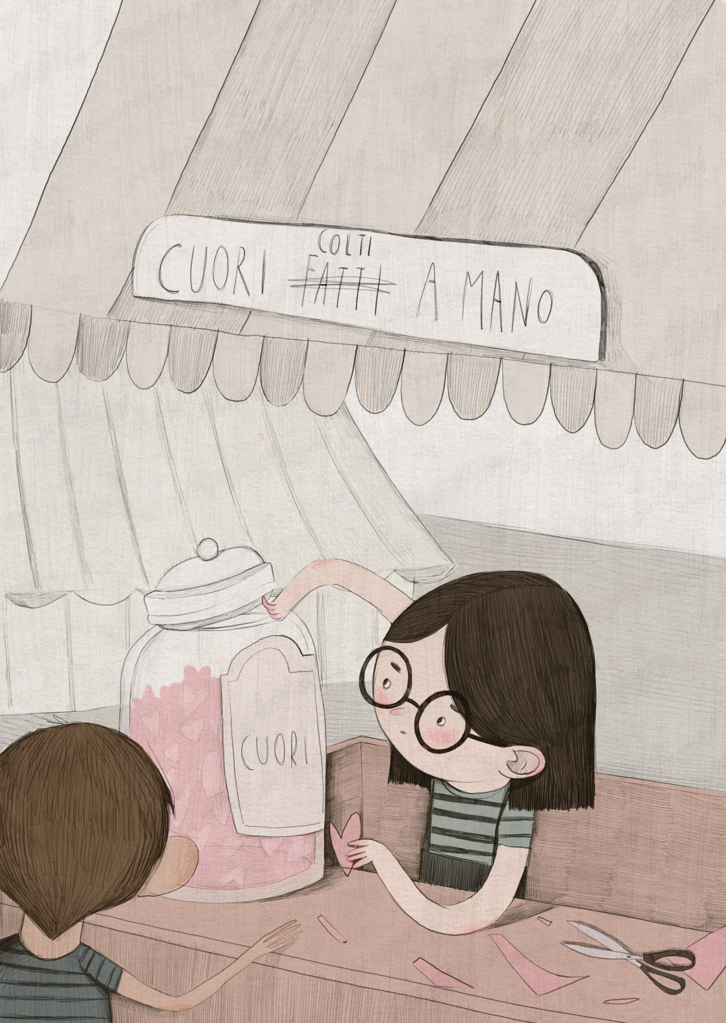 Cuori colti a mano